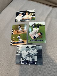 Assorted Lot Of Mickey Mantle Baseball Cards
