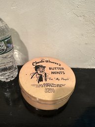 Charlie Weavers Butter Mints Tin