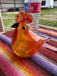 Glass Blown Rooster