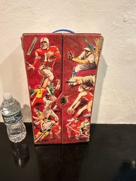 Vintage 1970s Topps Super Sports Card Carry Case Locker