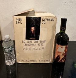 Sealed 12 Bottles Of Barbara Streisand Celebrity Cellars Limited Edition 1995 Cab Sauvignon Wine