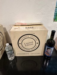 Sealed 12 Bottles Of Frank Sinatra Celebrity Cellars Limited Edition 1995 Cab Sauvignon Wine