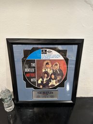 The Beatles Hottest Hits Limited Edition Promotional Picture Disc Display Numbered 34/100