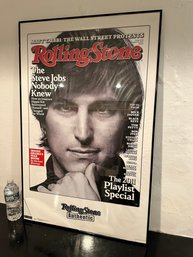 2 Posters In 1: Steve Jobs On Rolling Stone Cover In Front & Pokemon In Back