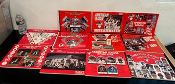 Assorted Lot Of MLB American League Red Books 1970-80s