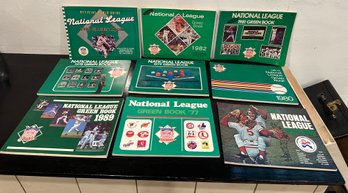 Assorted Lot Of MLB National League Green Books 1970-80S