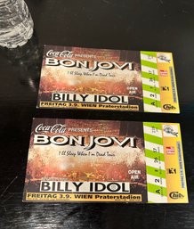 Bon Jovi & Billy Idol Concert Tickets