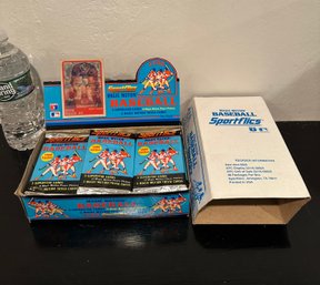 1988 Edition Sportflics Magic Motion Baseball Box With Sealed Packs