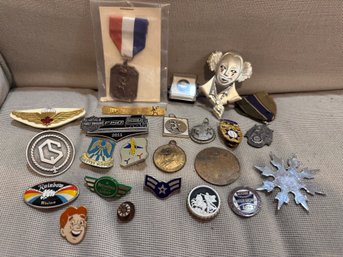 Lot Of Assorted Medals And Collectibles