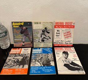 Assorted Lot Of Baseball Digest