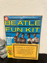 Sealed The Beatles Vintage Beatle Fun Kit Magazine 1964