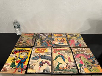 Assorted Lot Of Eight 10-12 Cent DC Comic Books