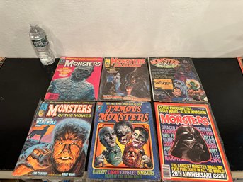 Assorted Lot Of Six Monster Comic Books