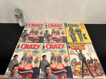 Assorted Lot Of Six CRAZY Comic Books