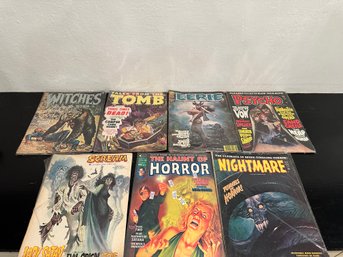 Assorted Lot Of Seven Horror Comic Books