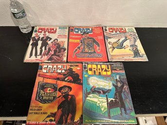 Assorted Lot Of Five CRAZY Comic Books