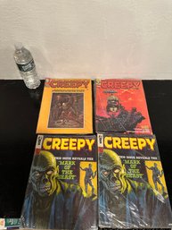 Assorted Lot Of Four CREEPY Comic Books