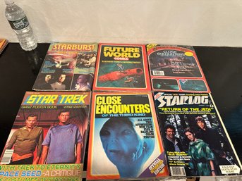 Assorted Lot Of Six Sci-fi Magazines & Comic Books