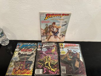 Assorted Lot Of Four Indiana Jones Comic Books