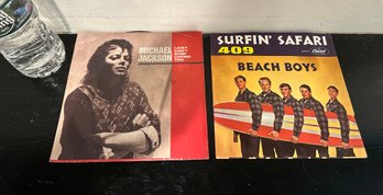 Michael Jackson & Beach Boys 45rpm Records