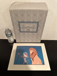 Vintage Disney Store The Lion King Lithograph 1995 Exclusive Commemorative Print