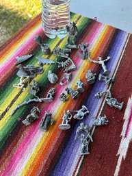 Lot Of Assorted Pewter Miniatures