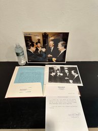 Signed Four Laughing Presidents Photograph W/certification