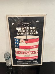 The Star-Spangled Girl - Starring Anthony Perkins And Connie Stevens - Vintage Broadway Poster C.1966