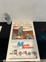 Merrill's Marauders Poster