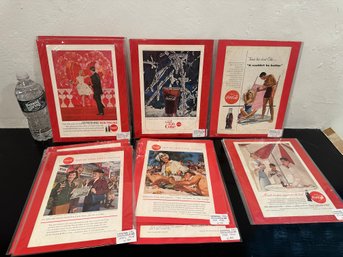 Lot Of Assorted Coca Cola Advertisements