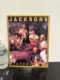 Vintage The Jacksons Victory Tour Concert Program W/Michael Jackson