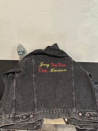 Large Levis Denim Jacket: Jerry Tom Tom Club Harrison