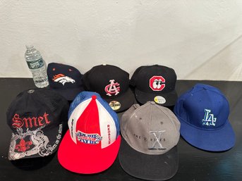 Assorted Lot Of Mostly Sports Hats