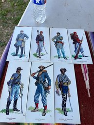 UNIFORMS Of The CONFEDERACY Cards