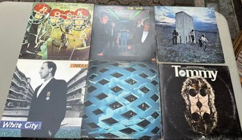 Lot Of Six Vinyl Records: The Who, Pete Townsend Etc