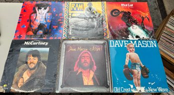 Lot Of Six Vinyl Records: RAM, McCartney, Meatloaf, Etc