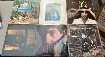 Lot Of Six Vinyl Records: Dave Mason, Steve Martin, The Who Etc