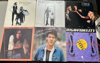 Lot Of Six Vinyl Records: Fleetwood Mac, Fogelberg Etc