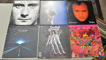 Lot Of Six Vinyl Records: Phil Collins, Close Encounters Etc