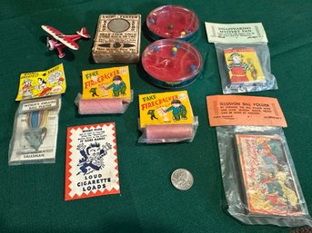 Lot Of Assorted Vintage Toys- Some Still Sealed- Vintage Magic Etc In