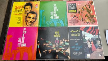 Lot Of Six Vinyl Records: Larry Clinton, The Best Of The Big Bands Etc