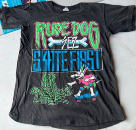 Boys Large Sz 14-16 Rude Dog Shirt