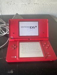 Red Nintendo DS W/charger