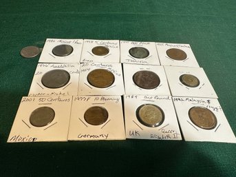 Assorted Lot Of Foreign Coins