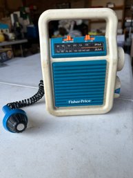 Vintage 1984 Fisher Price My First AM/FM Radio Microphone Sing Along
