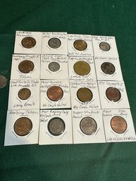 Assorted Lot Of Tokens