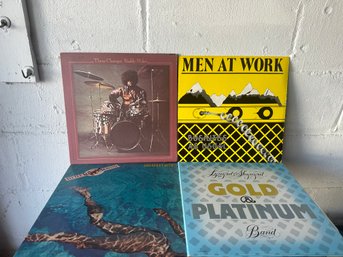 Lot Of 4 Assorted Vinyl Records-Buddy Miles, Men At Work Etc