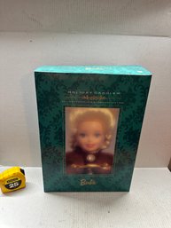 New Sealed 1996 Barbie 'holiday Caroler' Doll Holiday Porcelain Barbie Collection