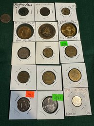 Assorted Lot Of Tokens/medals