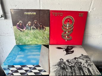 Lot Of 4 Assorted Vinyl Records-Toto, Traffic, Etc